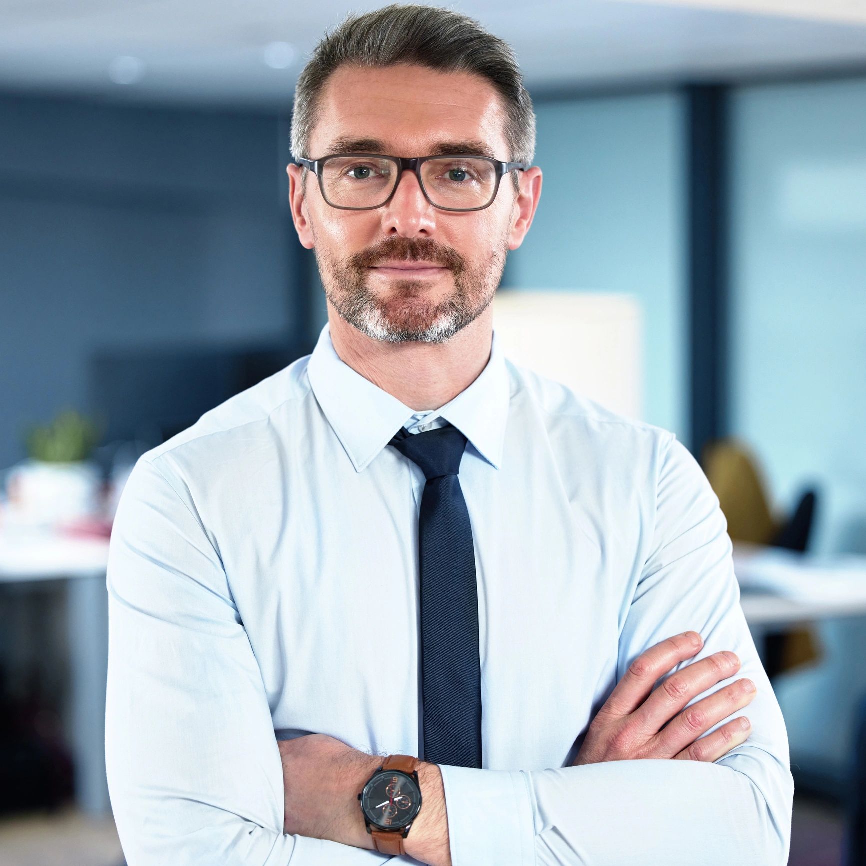 Portrait of managing director