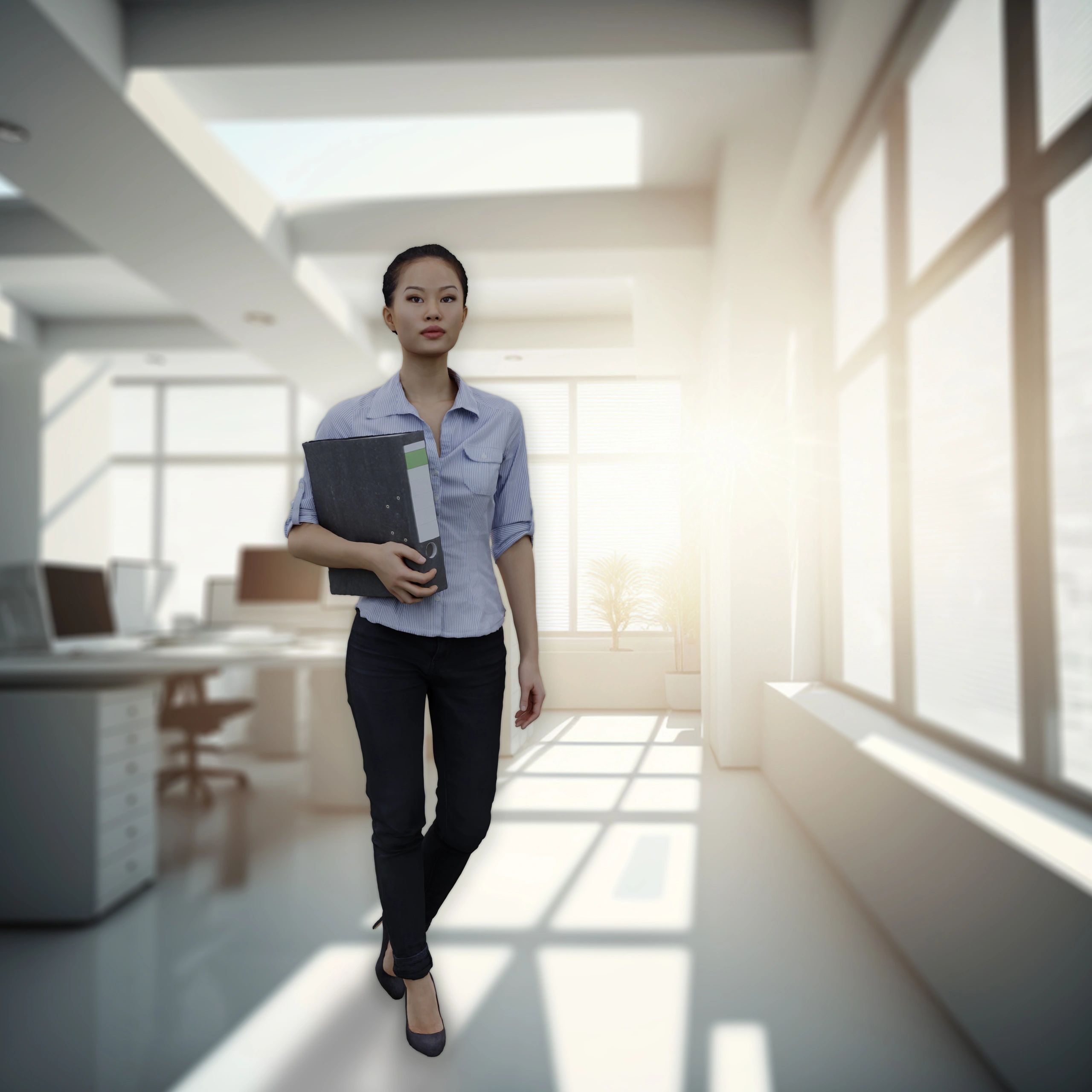 Portrait of operations manager