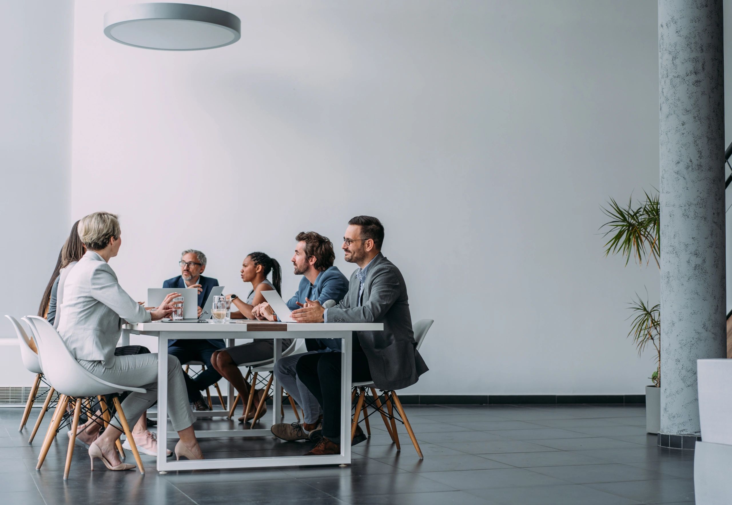Business persons on meeting in the office.