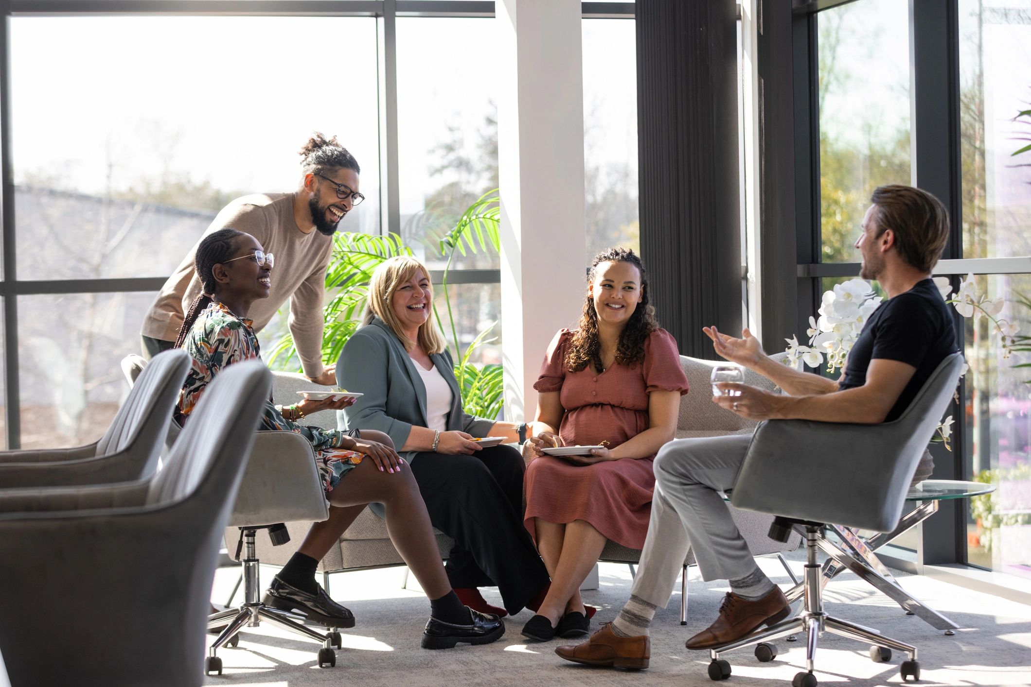 Business team meeting in a conference room
